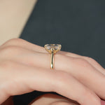 Load image into Gallery viewer, Emerald Diamond Engagement Ring