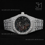Load image into Gallery viewer, Timeless 41mm Skeleton White Dial Moissanite Watch