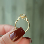 Load image into Gallery viewer, 1.0CT Round Moissanite Vintage Engagement Ring