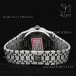 Load image into Gallery viewer, Iced Out VVS Moissanite Diamond Roman Dial Wrist Watch