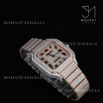 Load image into Gallery viewer, Full Body Diamond Moissanite Watch With Roman Dial