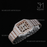 Load image into Gallery viewer, Full Body Diamond Moissanite Watch With Roman Dial