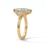 Load image into Gallery viewer, 4.0CT Marquise Diamond Moissanite Cluster Engagement Ring