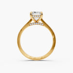 Load image into Gallery viewer, Emerald Cut Wedding Ring