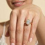 Load image into Gallery viewer, Moissanite Diamond Ring