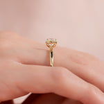 Load image into Gallery viewer, Round Moissanite Engagement Ring