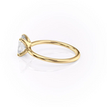 Load image into Gallery viewer, 1.50 CT Elongated Cushion Cut Moissanite Diamond Solitaire Engagement Ring