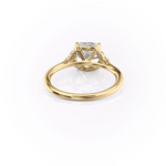 Load image into Gallery viewer, 1.0CT Cushion Moissanite Diamond Cluster Engagement Ring