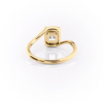 Load image into Gallery viewer, 1.50 CT Asscher Cut Infinity Moissanite Diamond Engagement Ring