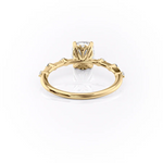 Load image into Gallery viewer, 1.50 CT Elongated Cushion Cut Petite Pave Moissanite Diamond Engagement Ring