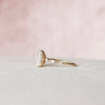 Load image into Gallery viewer, 3.50 CT Emerald Cut Moissanite Diamond Solitaire Engagement Ring