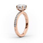 Load image into Gallery viewer, 3 CT Marquise Lab Grown Halo Engagement Ring