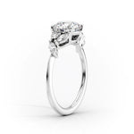 Load image into Gallery viewer, 3 CT Marquise Lab Grown Diamond Unique Leaf Engagement Ring