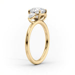 Load image into Gallery viewer, Unique Three Stone 2 CT Marquise Lab Grown Engagement Ring