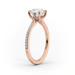 Load image into Gallery viewer, 3 CT Marquise Cut Moissanite Pave Engagement Ring