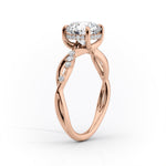 Load image into Gallery viewer, 2 CT Marquise Lab Grown Diamond Infinity Band Engagement Ring