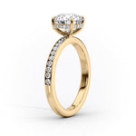 Load image into Gallery viewer, 3 CT Marquise Lab Grown Halo Engagement Ring