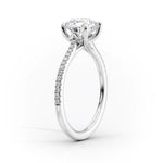 Load image into Gallery viewer, 3 CT Marquise Cut Moissanite Pave Engagement Ring