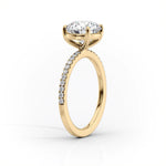 Load image into Gallery viewer, 2 CT Marquise Cut Moissanite Pave Setting Engagement Ring
