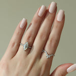 Load image into Gallery viewer, 3 CT Marquise Lab Grown Pave Engagement Ring