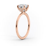 Load image into Gallery viewer, 2.5 CT Marquise Cut 6 Prong Solitaire Ring Moissanite Engagement Ring