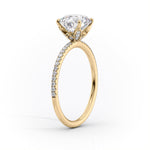 Load image into Gallery viewer, 2 CT Marquise Lab Grown Diamond Pave Unique Engagement Ring