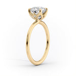 Load image into Gallery viewer, 2.5 CT Marquise Cut 6 Prong Solitaire Ring Moissanite Engagement Ring