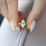 Load image into Gallery viewer, 1.25 CT Marquise Moissanite solitaire Engagement Ring