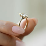 Load image into Gallery viewer, 1 CT Marquise Moissanite Solitaire Ring