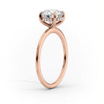 Load image into Gallery viewer, 1.25 CT Marquise Moissanite solitaire Engagement Ring