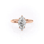 Load image into Gallery viewer, 2 CT Marquise Moissanite 6 Prong Engagement Ring For Her