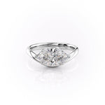 Load image into Gallery viewer, 1.00 CT Marquise Cut Moissanite Solitaire Engagement Ring For Her