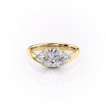 Load image into Gallery viewer, 1.00 CT Marquise Cut Moissanite Solitaire Engagement Ring For Her