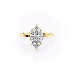 Load image into Gallery viewer, 2 CT Stunning Marquise Moissanite Engagement Ring