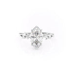 Load image into Gallery viewer, 1.50 CT Marquise Cut Wing Styles Moissanite Engagement Ring
