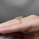 Load image into Gallery viewer, 2 CT Stunning Marquise Moissanite Engagement Ring