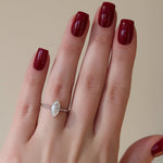 Load image into Gallery viewer, 1 CT Marquise Moissanite Solitaire Ring