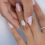 Load image into Gallery viewer, 1 CT Marquise Moissanite Solitaire Ring
