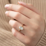 Load image into Gallery viewer, 2.5 CT Oval Cut Moissanite Solitaire Diamond Ring