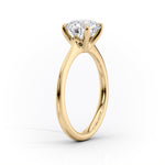 Load image into Gallery viewer, 2.5 CT Oval Cut Solitaire Moissanite Diamond Ring