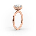 Load image into Gallery viewer, 2.5 CT Oval Cut Solitaire Moissanite Diamond Ring