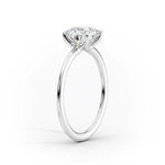 Load image into Gallery viewer, 2 CT Oval Cut Moissanite Solitaire Diamond Ring