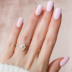 Load image into Gallery viewer, 3 CT Oval Cut Moissanite Hidden Halo Diamond Engagement Ring