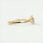 Load image into Gallery viewer, 2.50 East West Radiant Half Bezel Solitaire Moissanite Engagement Ring