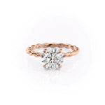 Load image into Gallery viewer, 2 CT Round Cut Classic Solitaire Moissanite Diamond Ring