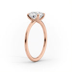 Load image into Gallery viewer, 2.5 CT Round Cut Moissanite Diamond Solitaire Engagement Ring