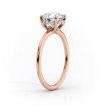 Load image into Gallery viewer, 2.5 CT Oval Cut Pave Ashley Moissanite Diamond Ring