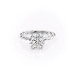 Load image into Gallery viewer, 2 CT Round Cut Classic Solitaire Moissanite Diamond Ring