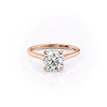 Load image into Gallery viewer, 2 CT Round Cut Twinkling Pave Moissanite Diamond Ring