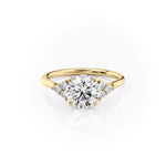 Load image into Gallery viewer, 2 CT Round Cut Moissanite Solitaire Diamond Ring